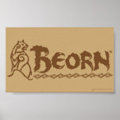 Poster Nom de l'ours BEORN™ (Devant)