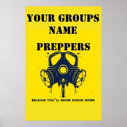 POSTER NOM DE VOTRE GROUPE (Devant)