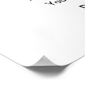 Poster Nom d'entreprise personnalisé Détails et logo Wifi (Coin)