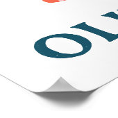 Poster NOM DU BÉBÉ PERSONNALISÉ Raquettes et oiseaux Badm (Coin)