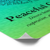 Poster Nom du groupe d'animaux/Poster sur la coexistence  (Coin)