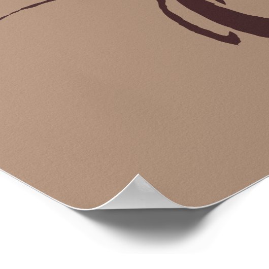 Poster Nom ELROND™ Solide (Coin)