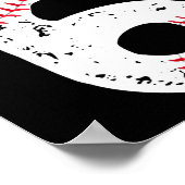Poster Nom Et Numéroté 6 Baseball Équipe De Baseball T Sh (Coin)