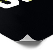 Poster Nom Hi-Tech Graphique de Batman (Coin)