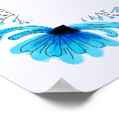 Poster Nom modifiable Signification OEuvre murale - Fleur (Coin)