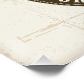 Poster NOM personnalisé Bull Steer Skull Western Ranch (Coin)