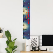 Poster Nom personnalisé Cute Baby Boy Croissance Graphiqu (Bureau à domicile)