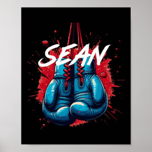 Poster Nom personnalisé de la boîte de dialogue Sean