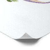 Poster Nom personnalisé Dinosaures Palmiers (Coin)