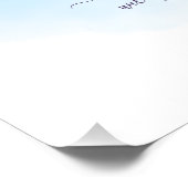 Poster Nom personnalisé Dire un Fleur sauvage de citation (Coin)