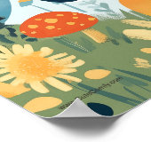 Poster Nom personnalisé Garçons Filles Nursery Alphabet (Coin)