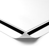 Poster Nom personnalisé I Am Me Femme Emaîtrise Texte noi (Coin)