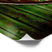 Poster Nom personnalisé Irish Pub Signer la Saint Patrick (Coin)