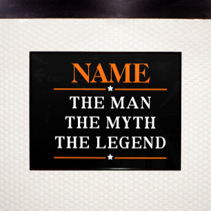 Poster Nom Personnalisé L'Homme Le Mythe La Légende