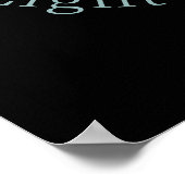 Poster Nom personnalisé Lotus - [NOM] Lumière brillante (Coin)