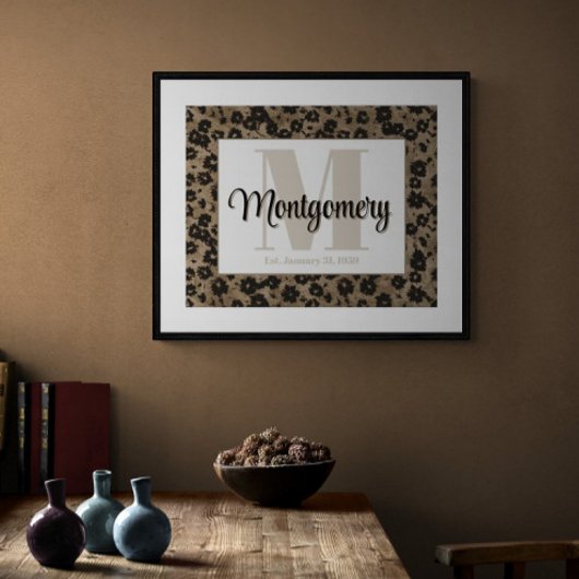 Poster Nom personnalisé Mur Art Imprimer Est Cadeau Maria