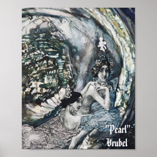 Poster Nom personnalisé "Perle" - Art féminin par Mikhail