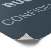 Poster Nom personnalisé / Texte Zodiac Signal Leo (Coin)