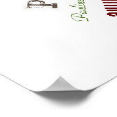 Poster Nom personnel Collage typographique (Coin)