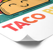 Poster Nom Princesse Taco Belle Cinco Mayo Funny Mexicain (Coin)