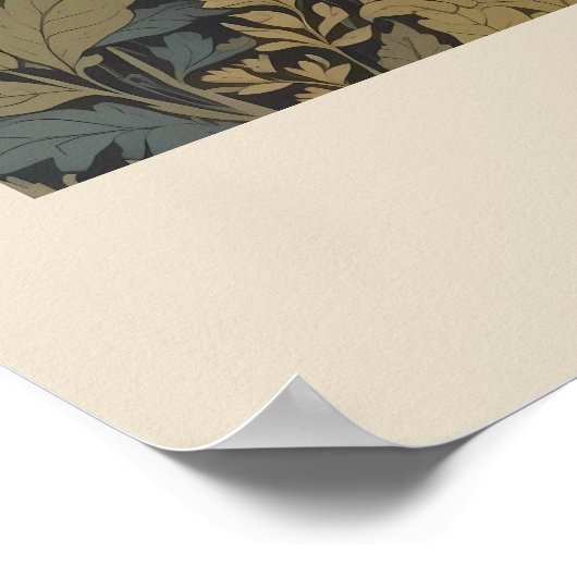 Poster Nom scientifique du cerf Faune (Coin)