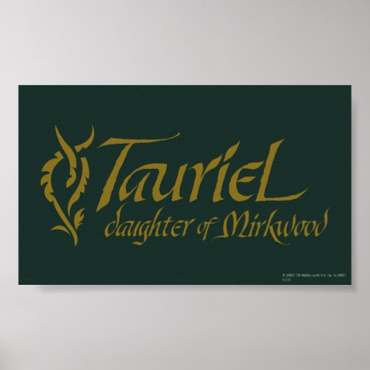 Poster Nom TAURIEL™ (Devant)