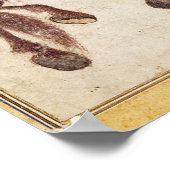 Poster nomade mongol emmenant son cheval à l'eau (Coin)