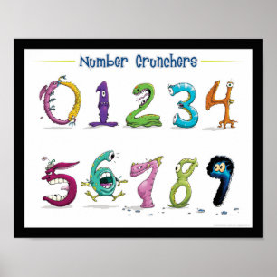 Poster Nombre de coureurs ! Amusez-vous avec les maths !