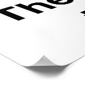 Poster Nombre de mathématiques (Coin)