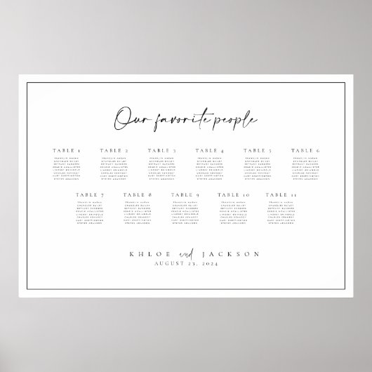 Poster Nombre minimal de Mariages préférés (Devant)