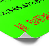 Poster Nombre parfait (Coin)