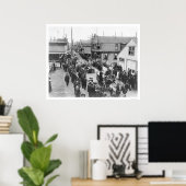 Poster Nome, Alaska 4 juillet Parade 1915 (Bureau à domicile)