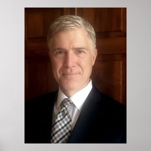 Poster Nominé par la Cour suprême de Trump Neil Gorsuch (Devant)