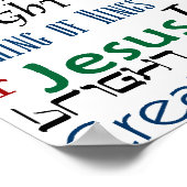 Poster Noms de Jésus (Coin)