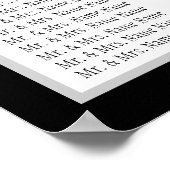 Poster Noms des monogrammes du Mariage modèle (Coin)