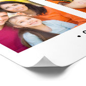 Poster Noms personnalisés Modèles photo du script de fami (Coin)