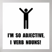 Poster Noms Verb Adjectifs (Devant)