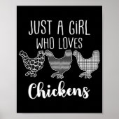 Poster Non 2/2, Juste Une Fille Qui Aime Les Poulets, Drô (Devant)