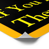 Poster Non-Action Does not Buy Peace Speak Up (Coin)