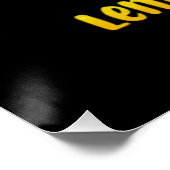 Poster Non Ce N'Était Pas Facile Citron Paisible Squeezy (Coin)