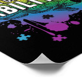 Poster Non Handicap Une capacité différente Autisme (Coin)