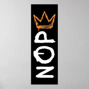 Poster Non pas de rois Amérique Démocratie Anti-Trump I