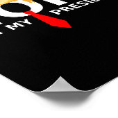 Poster Non, pas mon président Drôle anti-Trump élection 2 (Coin)