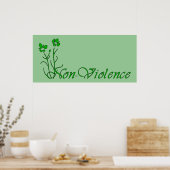 Poster Non-violence (Cuisine)