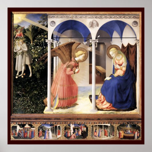 Poster NONCIATION de Fra Angelico (Devant)