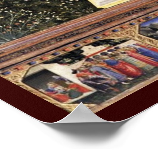 Poster NONCIATION de Fra Angelico (Coin)