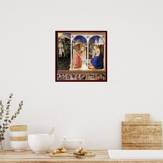 Poster NONCIATION de Fra Angelico (Cuisine)