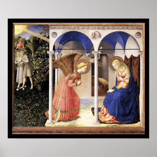 Poster NONCIATION de Fra Beato Angelico (Devant)