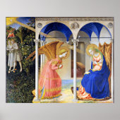 Poster NONCIATION de Fra Beato Angelico (Devant)