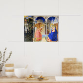 Poster NONCIATION de Fra Beato Angelico (Cuisine)